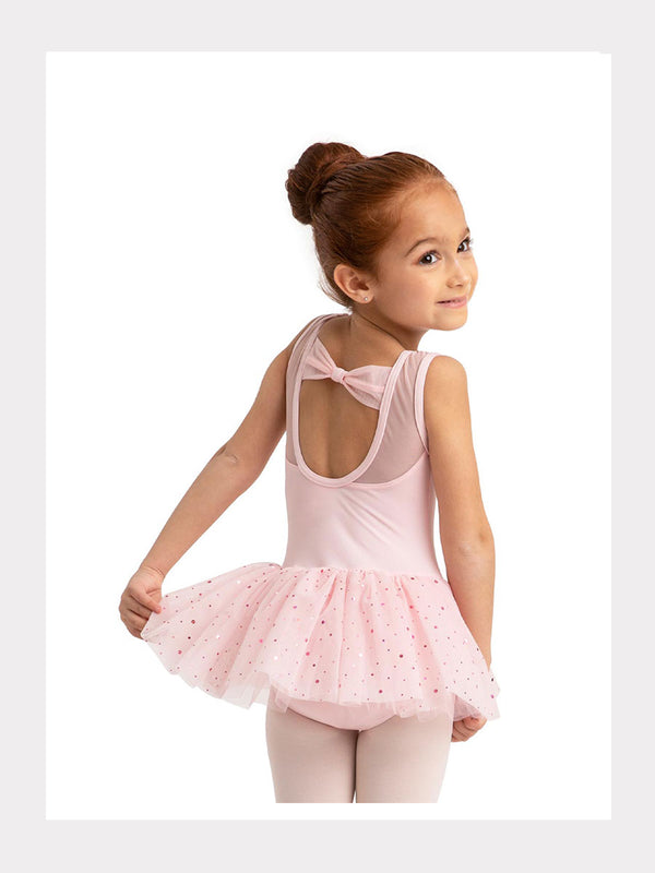 Mädchen Kurzarm Tutu-Dress - 3-Lagen