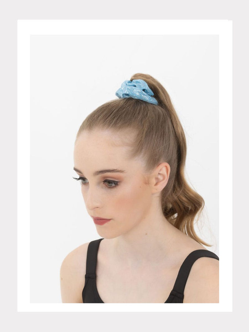 Stoff-Haargummi - Metallic Scrunchie