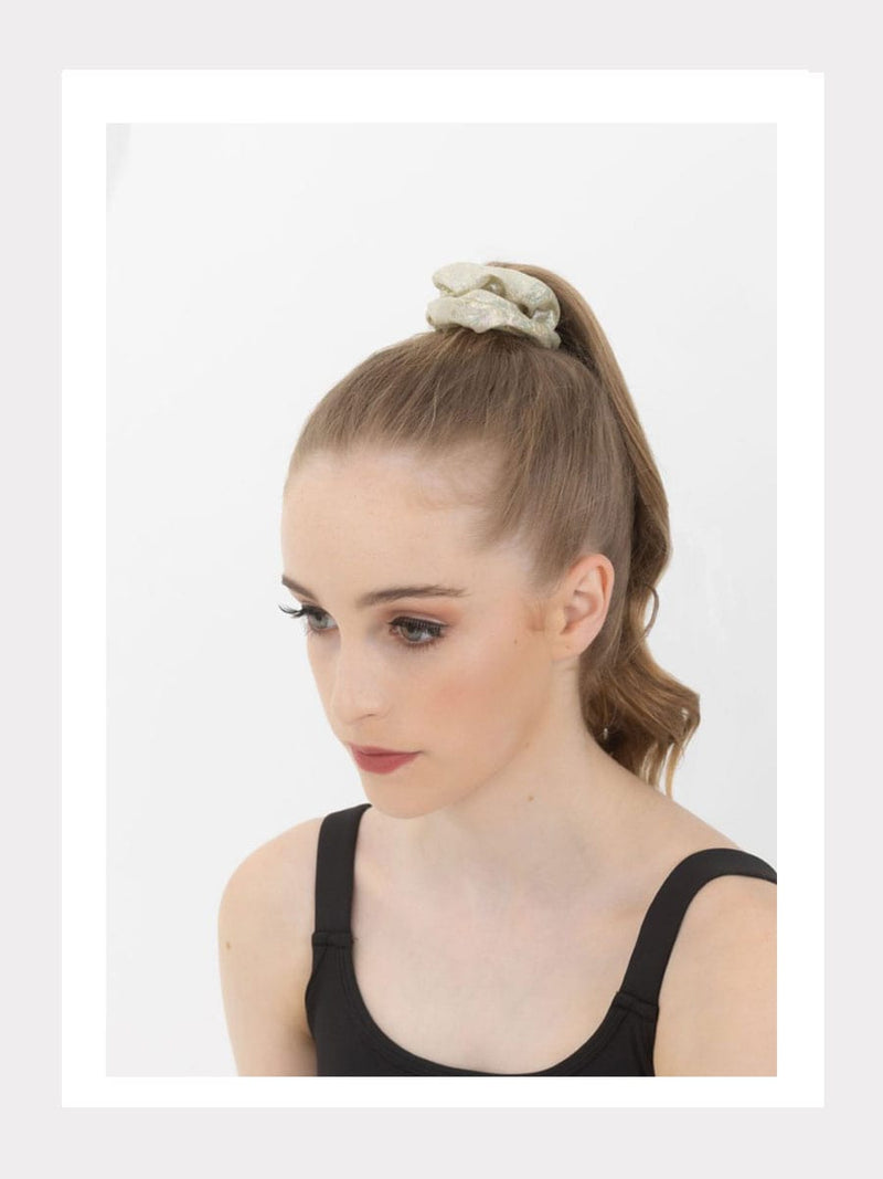 Stoff-Haargummi - Metallic Scrunchie