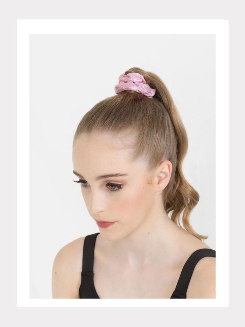 Stoff-Haargummi - Metallic Scrunchie