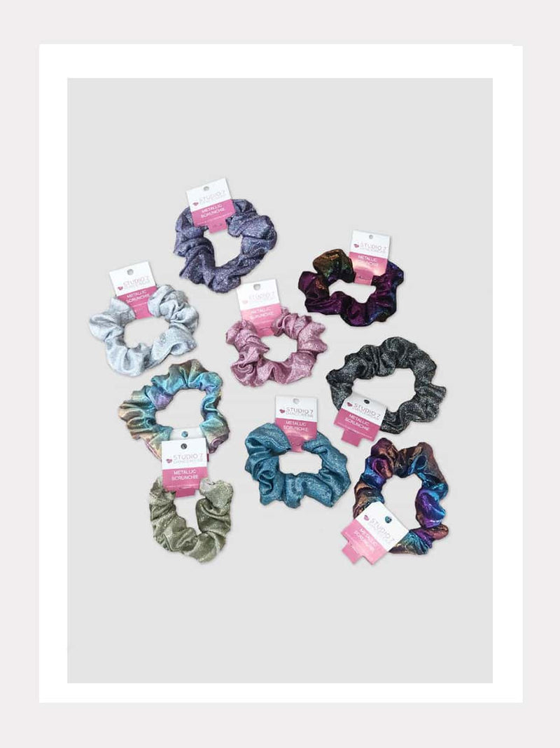 Stoff-Haargummi - Metallic Scrunchie