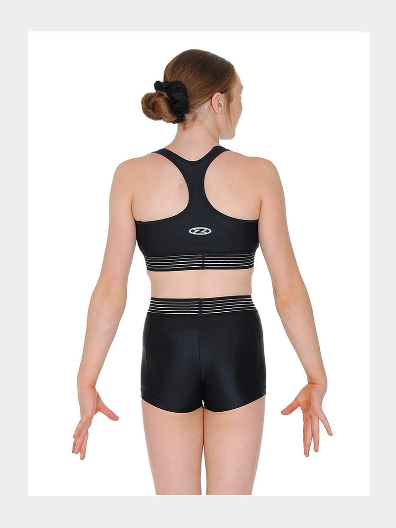 Eco Active Crop Top mit Kristallmotiv