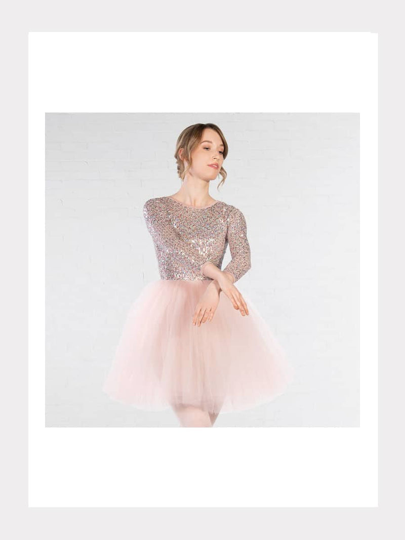 Ballettkleid mit Pailletten - hier bestellen – Couture Kids